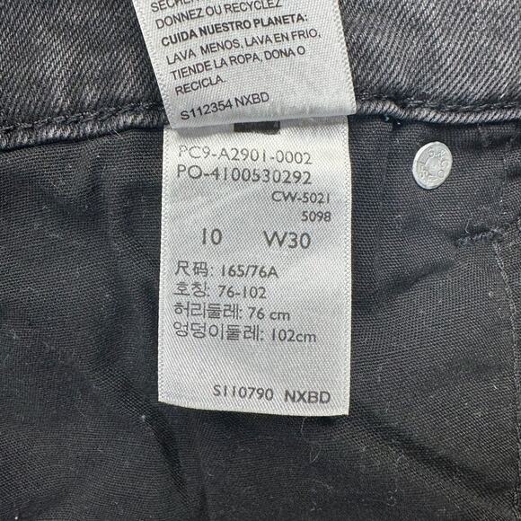 Signature Levi Strauss Women's High-Rise Kick Boot Jeans Size 10 Black #2011 - Picture 5 of 9